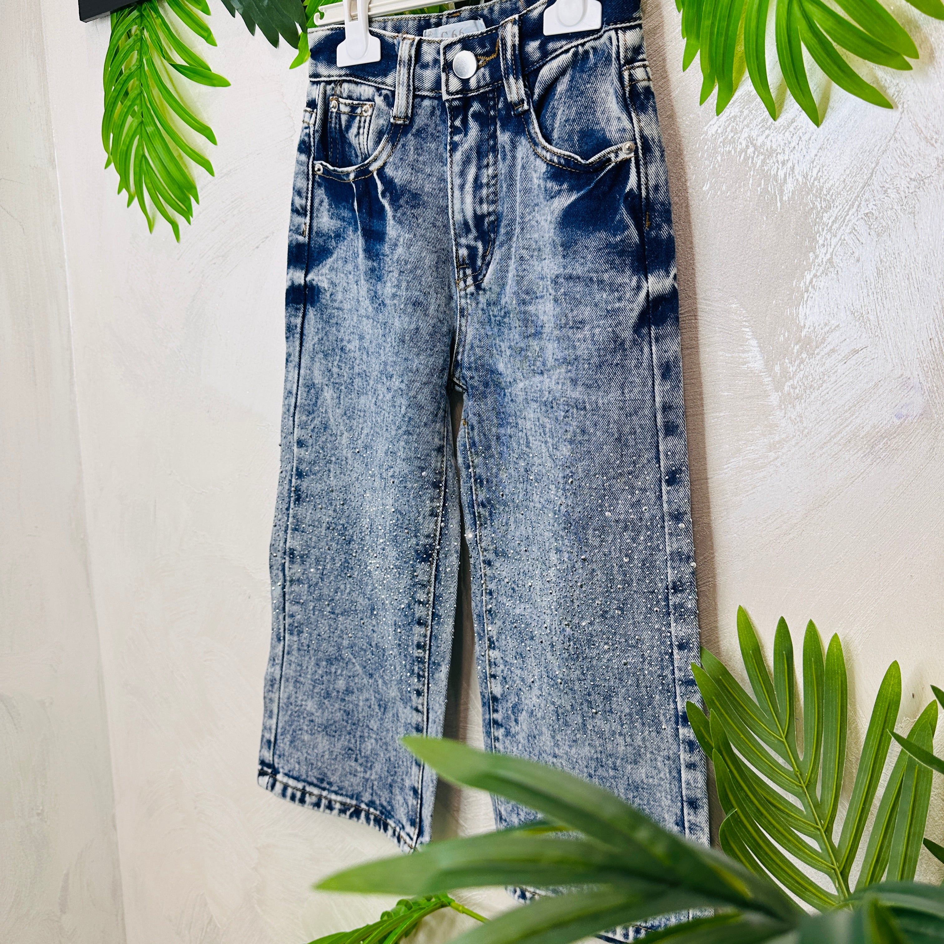 Jeans Sfumato Chiaro brillantini