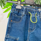 Jeans Cargo Blu