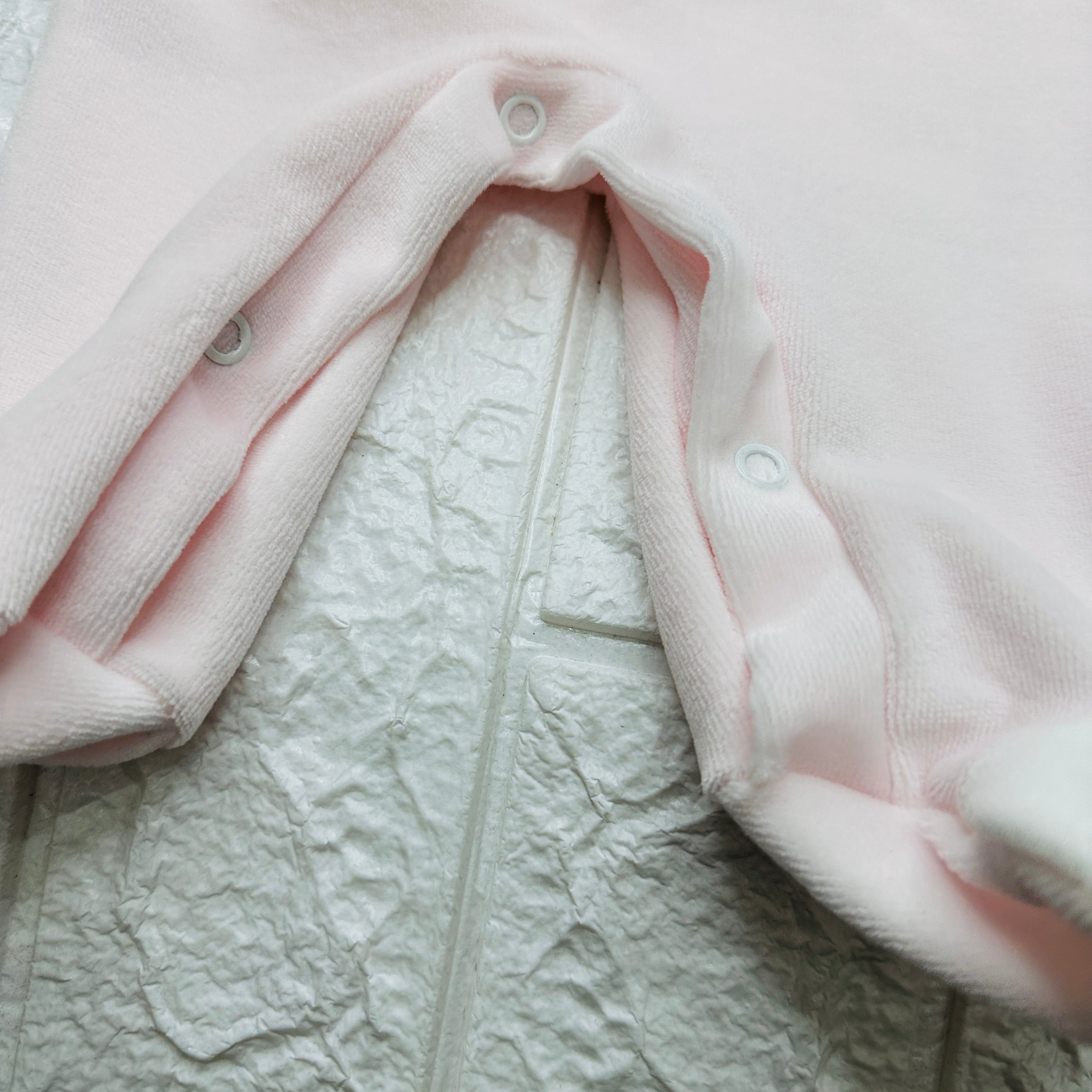 Tutina ciniglia Orso fiocco rosa 30411
