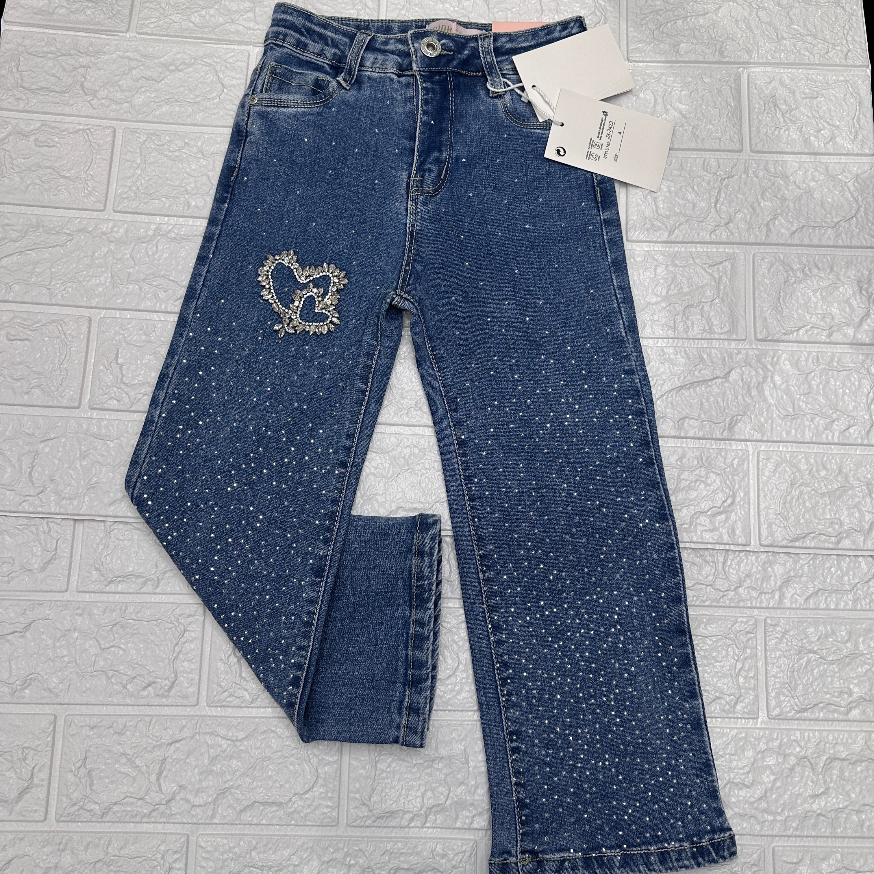 Jeans bimba  Brillantini Jx2423