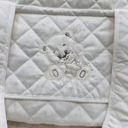 Borsa Nascita orso stella panna.                  dim 45x30x18