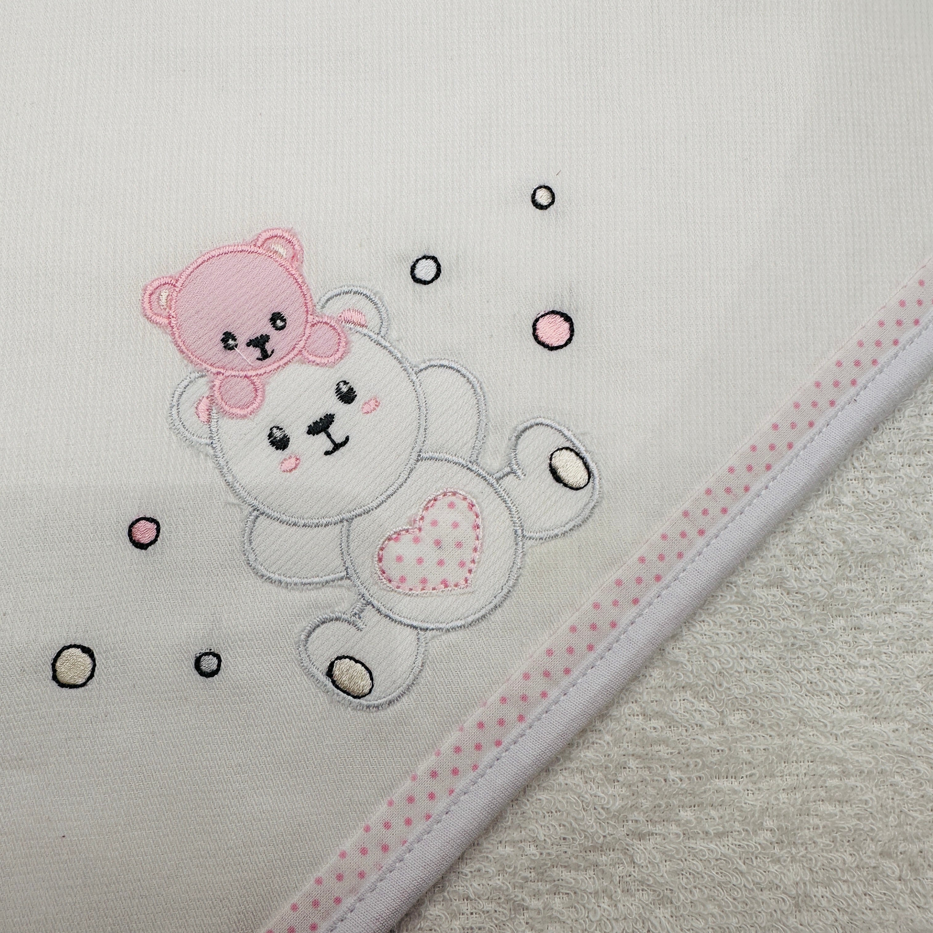 Accappatoio neonata rosa ART AT001148