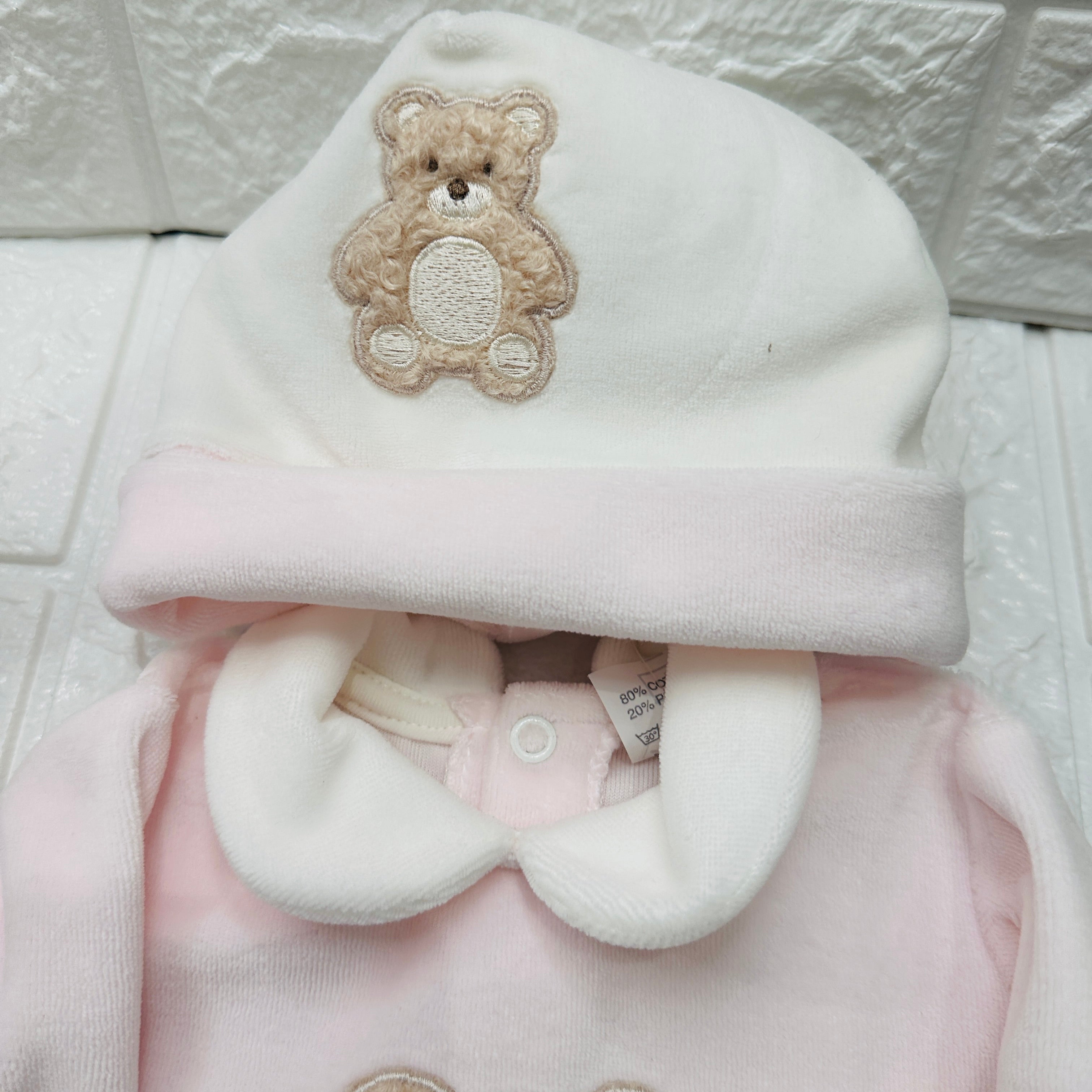 Set Nascita ciniglia Orso Rosa