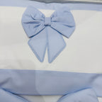 Set completo carrozzina fiocco Celeste
