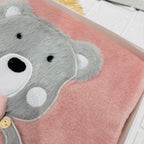 Coperta pile Dim 75x90 cagnolino Rosa