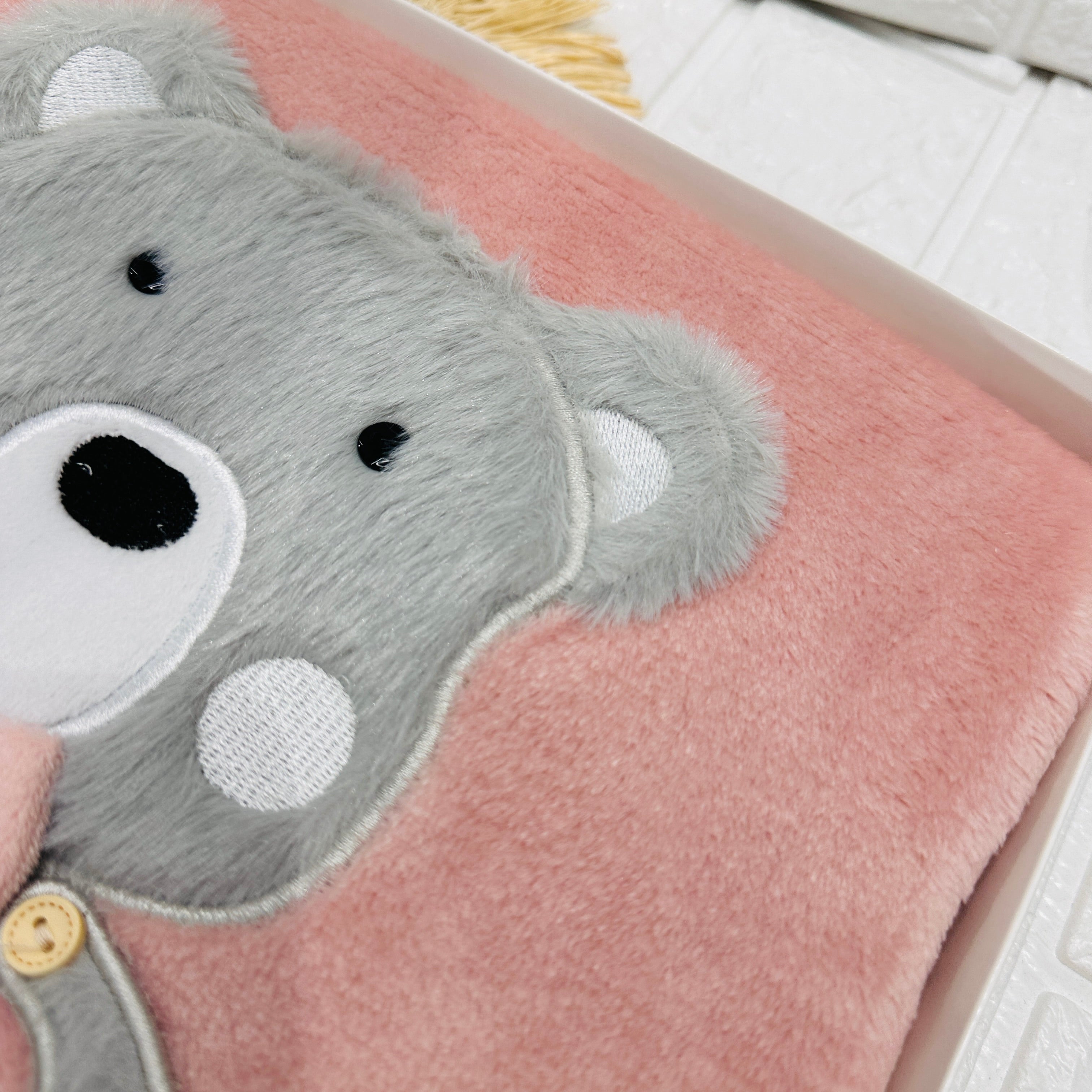 Coperta pile Dim 75x90 cagnolino Rosa