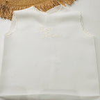 Set camicina e bavetta della fortuna panna