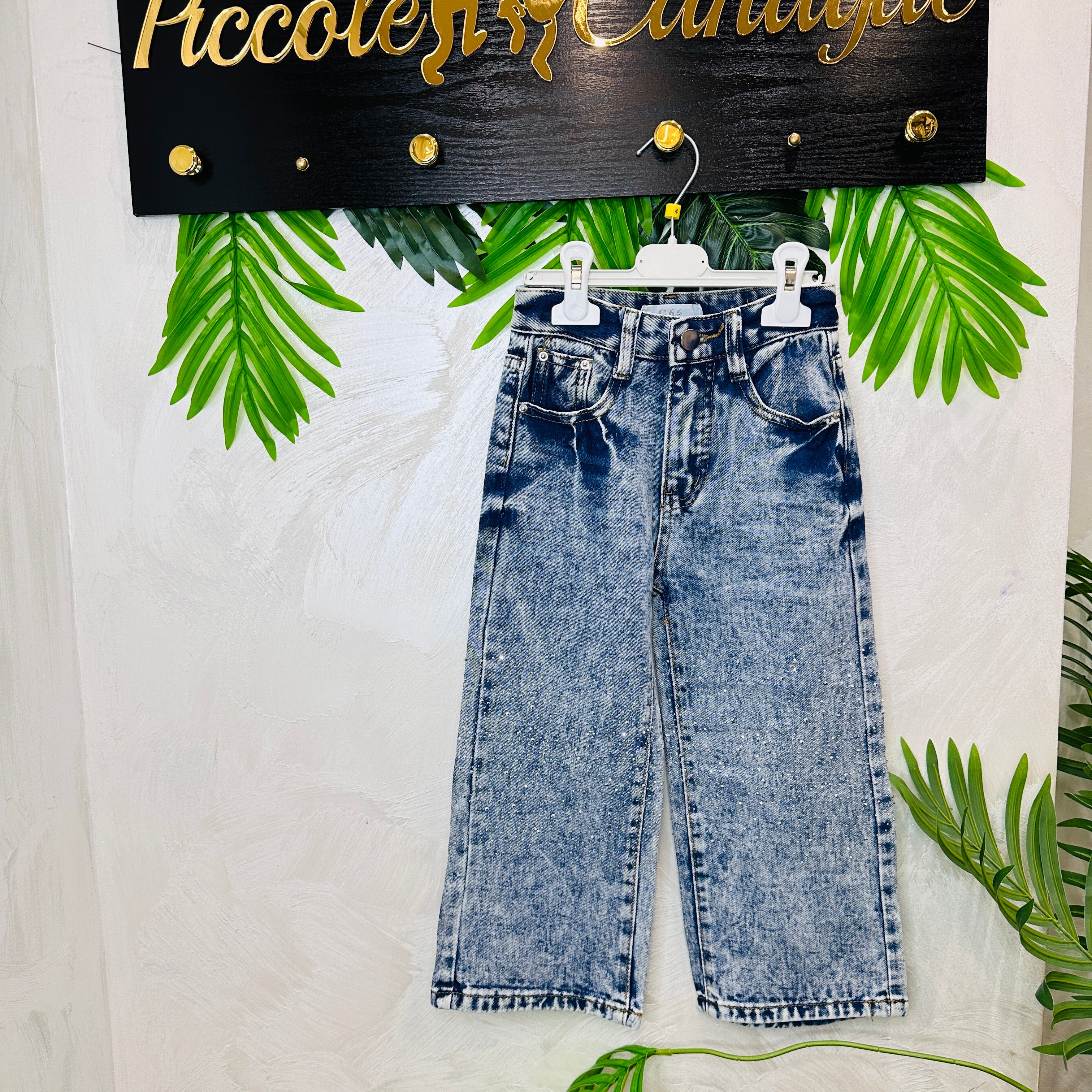 Jeans Sfumato Chiaro brillantini