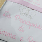 Set completo carrozzina principessa  bianco