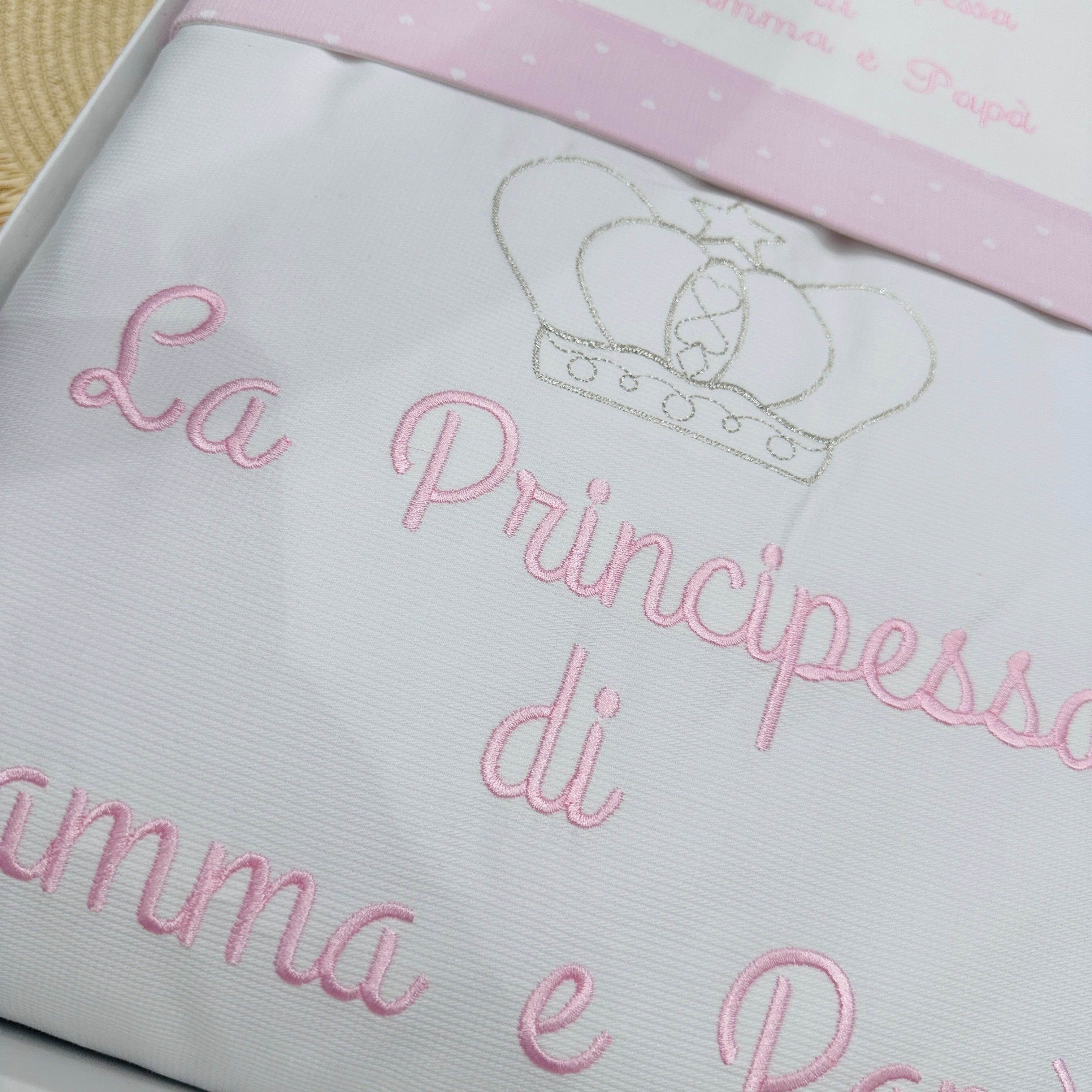 Set completo carrozzina principessa  bianco