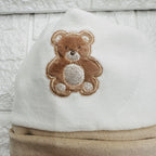 Cappello e Babbucce Ciniglia Orso panna