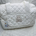 Borsa Nascita orso Panna                dim 45x30x18