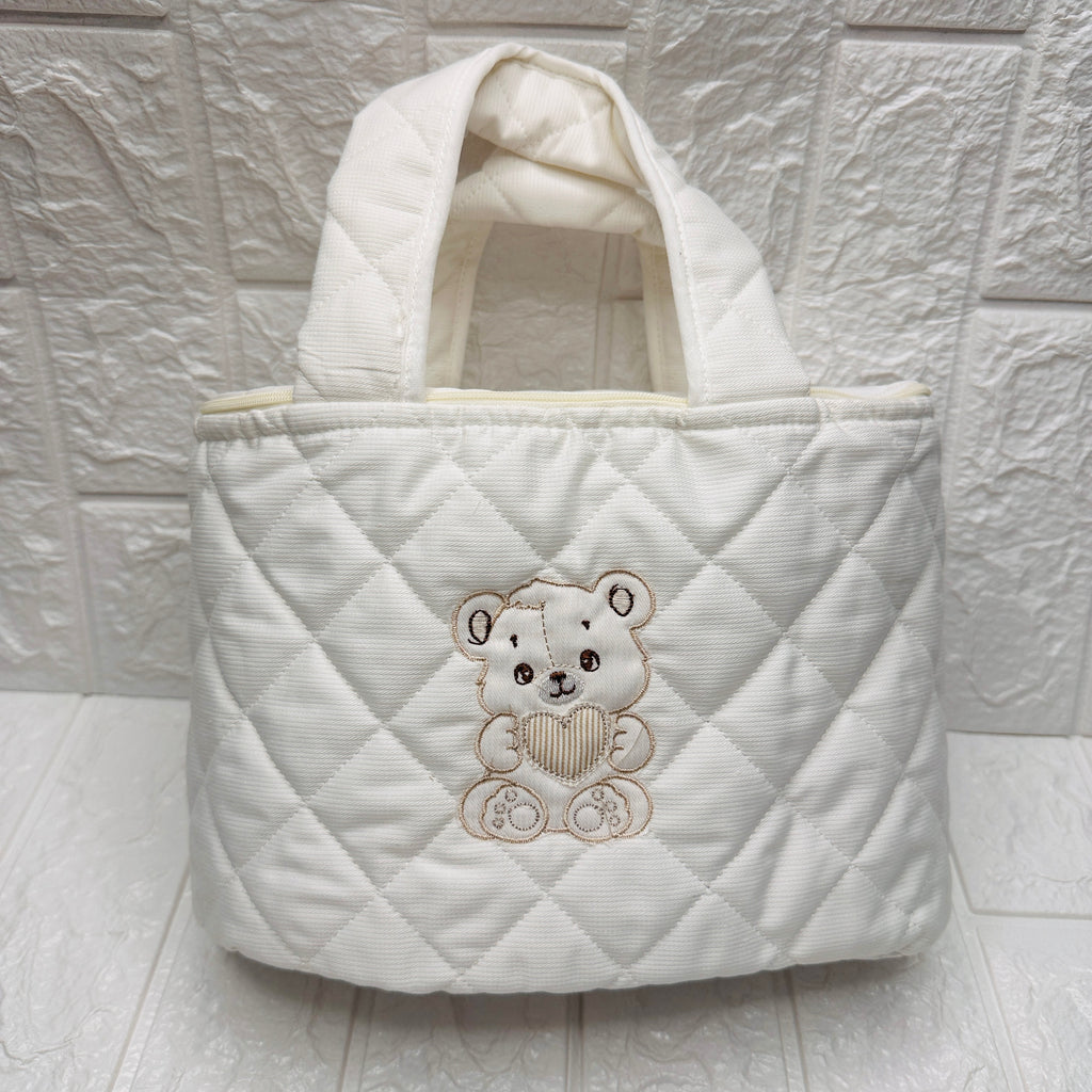 Beauty orso cuore panna dim 30x15
