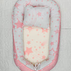 Riduttore carrozzina stelle rosa 75x46 cm