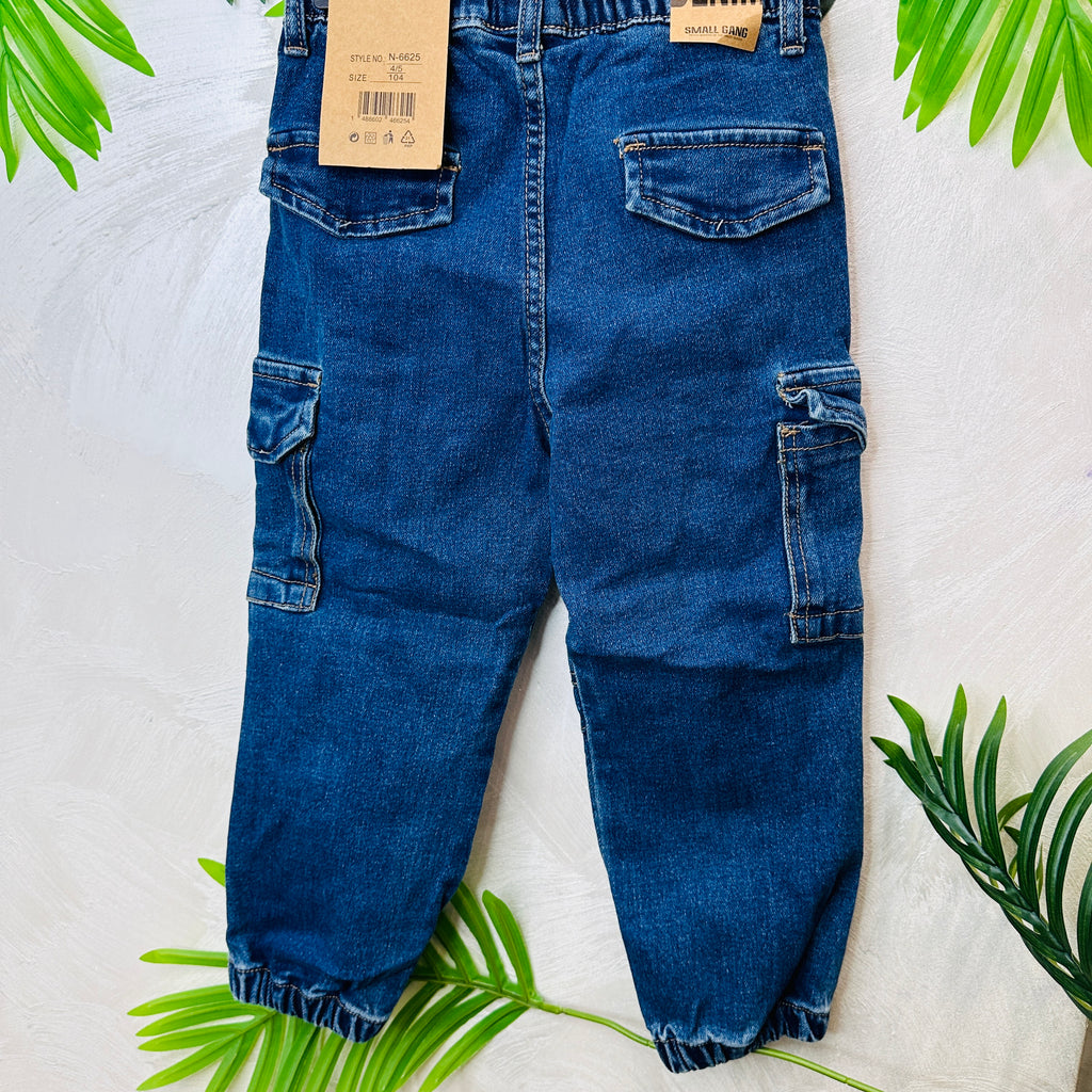 Jeans Cargo Blu