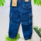 Jeans Cargo Blu