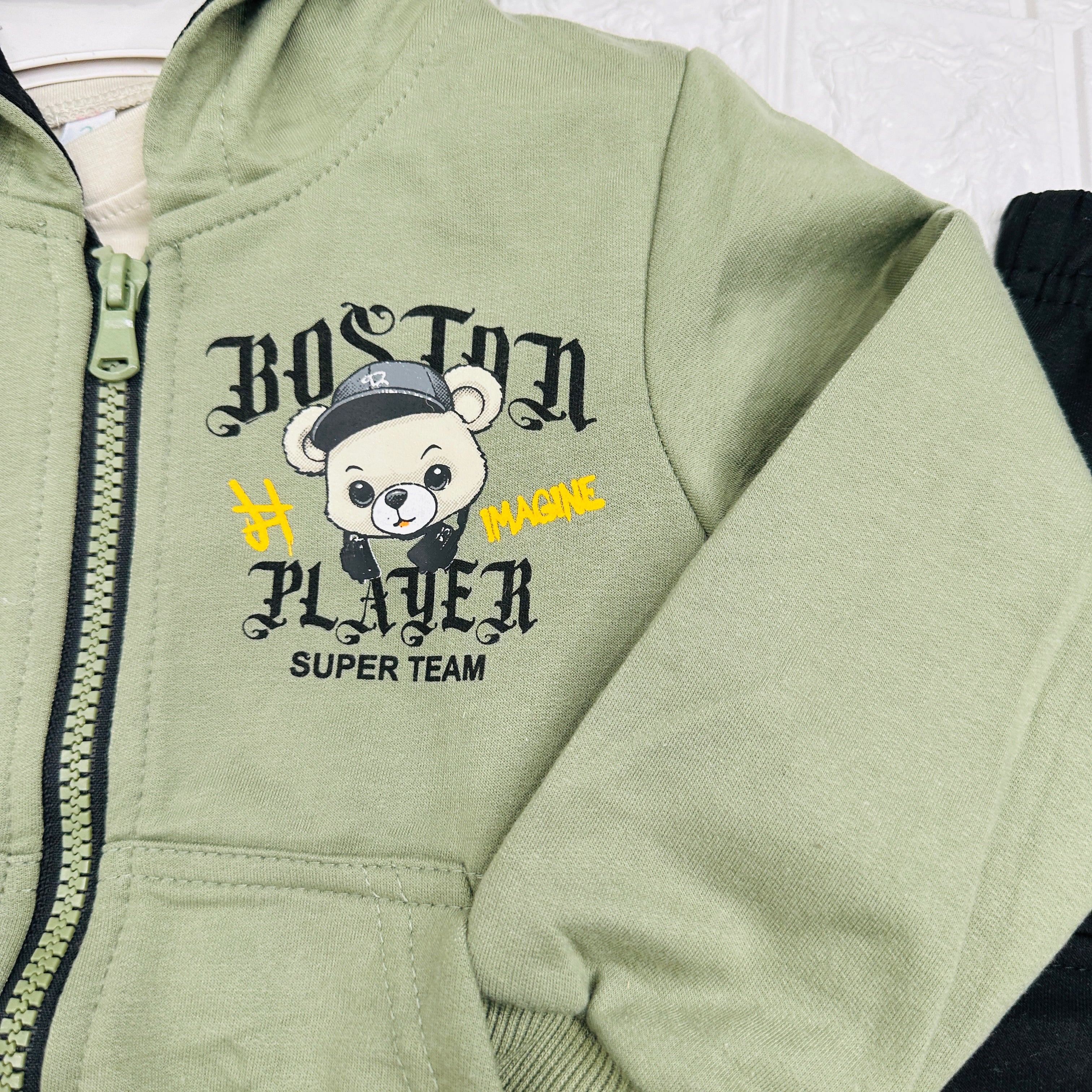 Tuta Boston orso Verde