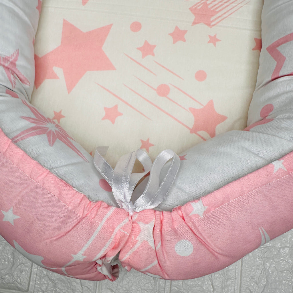 Riduttore carrozzina stelle rosa 75x46 cm