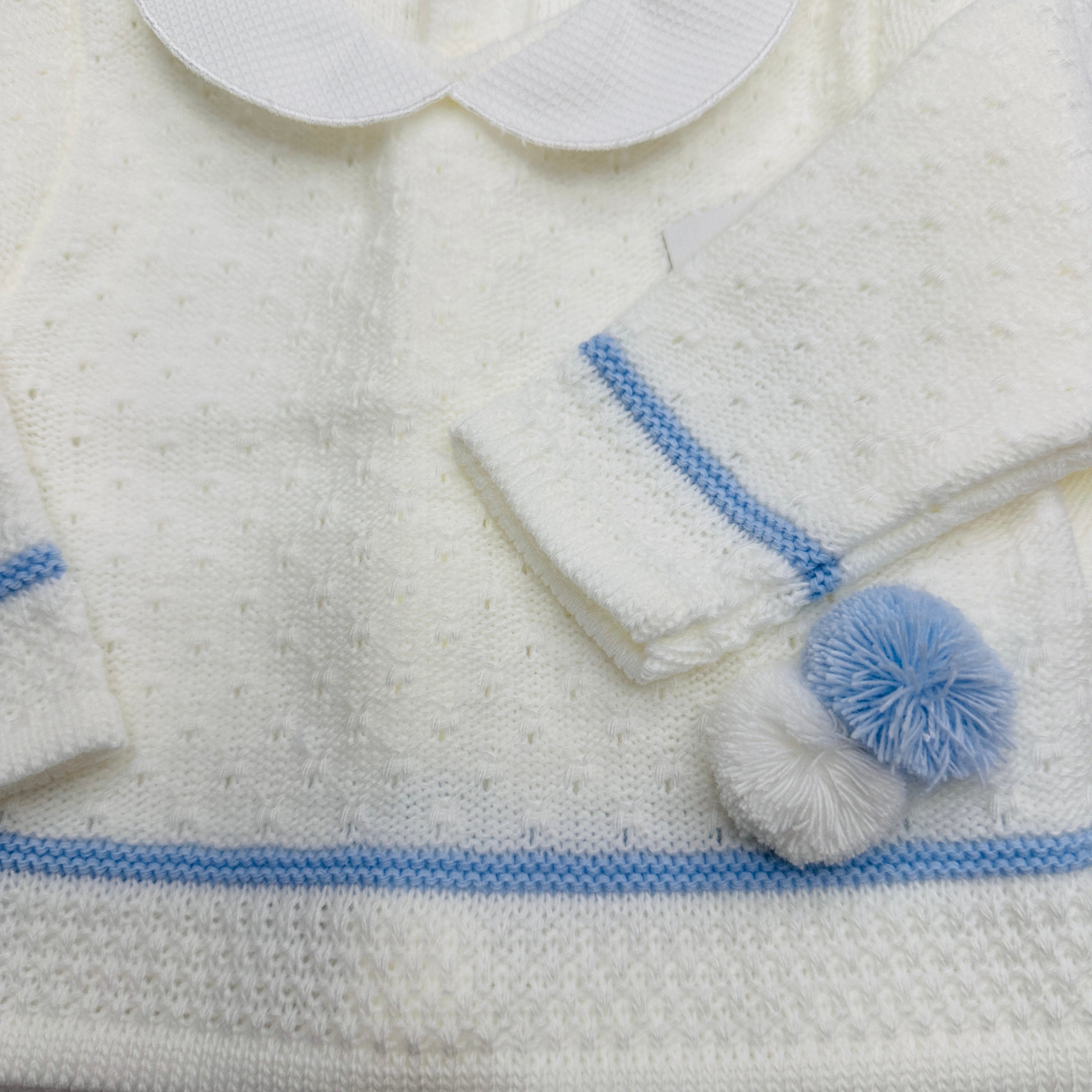 Completo Bianco/Celeste 242200