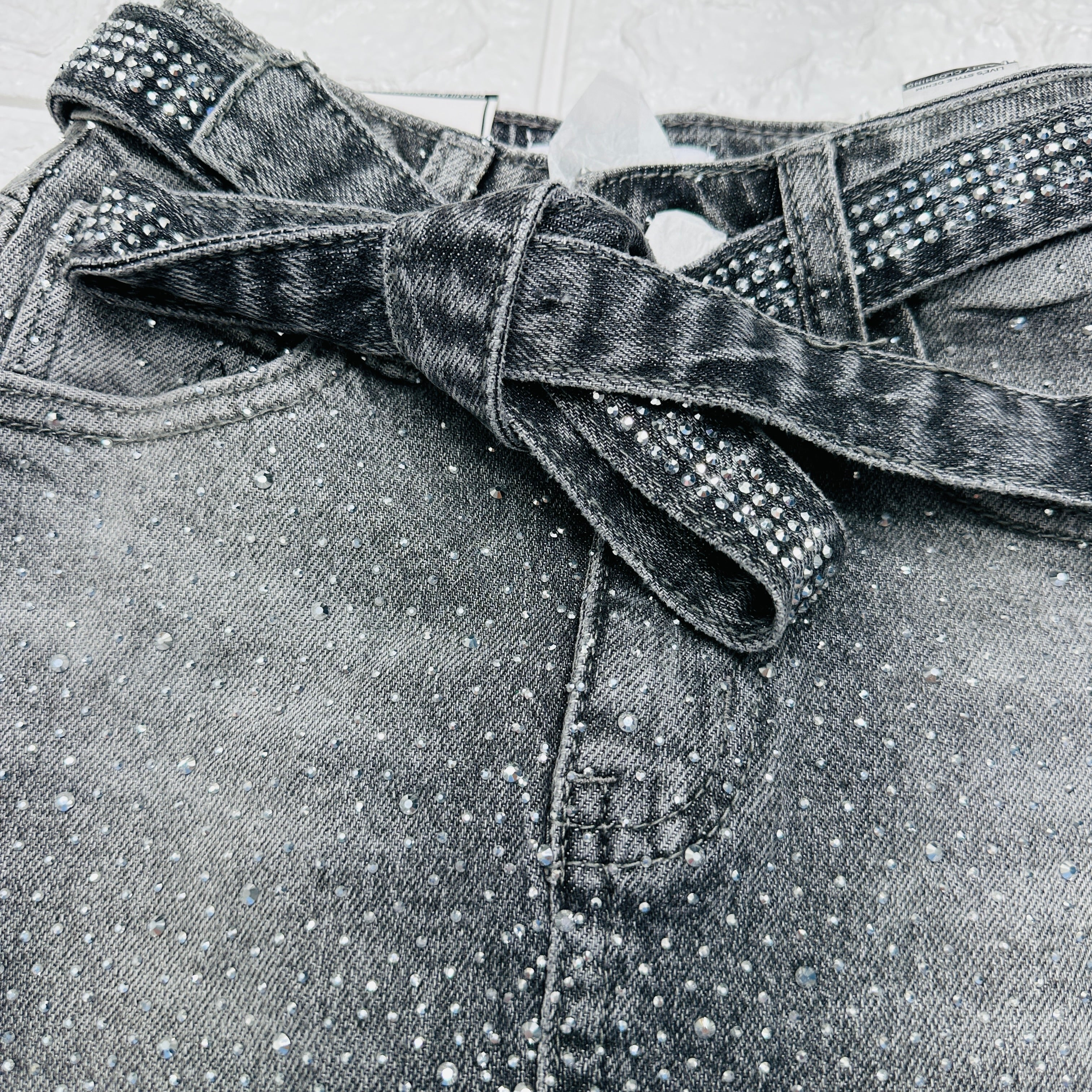 Gonna jeans Bimba Brillantini z55