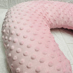 Ciambella allattamento pile rosa