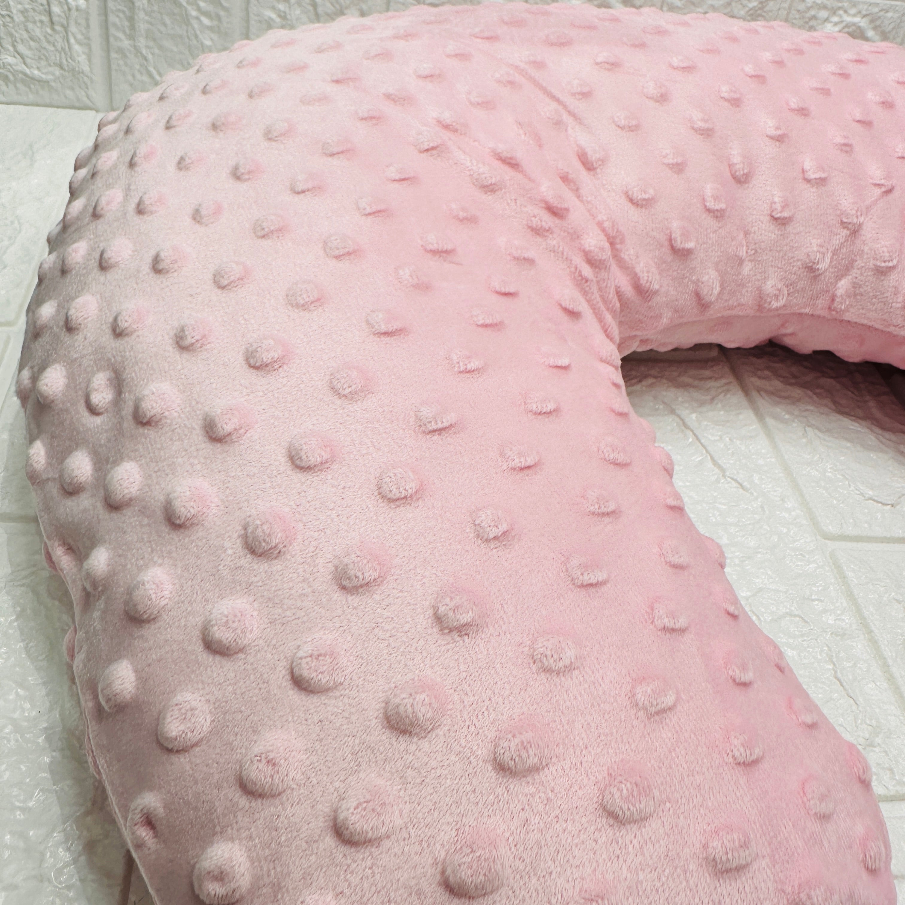 Ciambella allattamento pile rosa