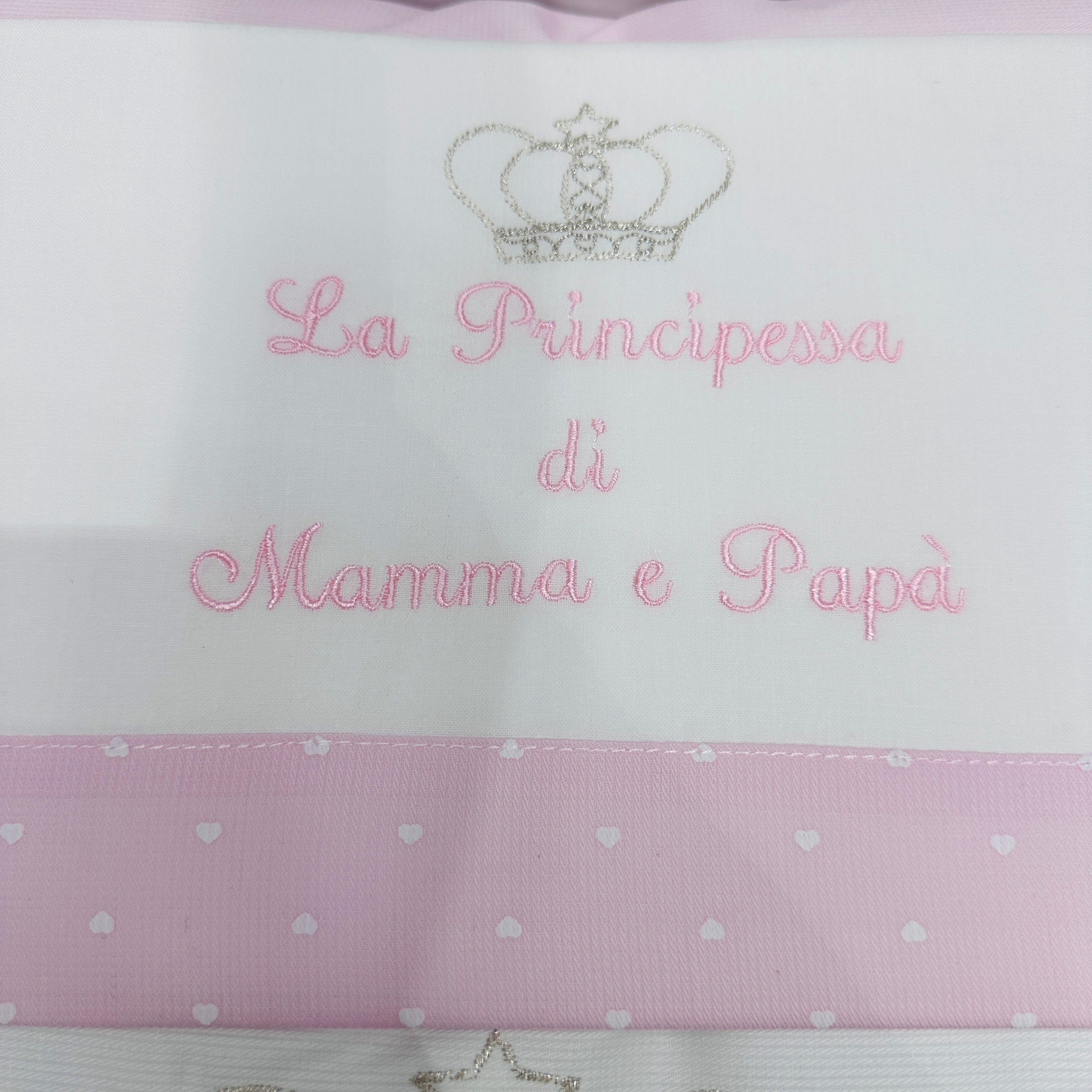 Set completo carrozzina principessa  bianco