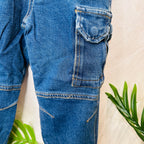 Jeans Cargo Blu