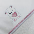 Accappatoio neonata  rosa antico ART AT001157