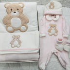 Set Nascita ciniglia Orso Rosa