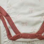 Set 4 pezzi neonato in Ciniglia rosa
