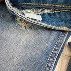 Jeans sfumato gamba stretta
