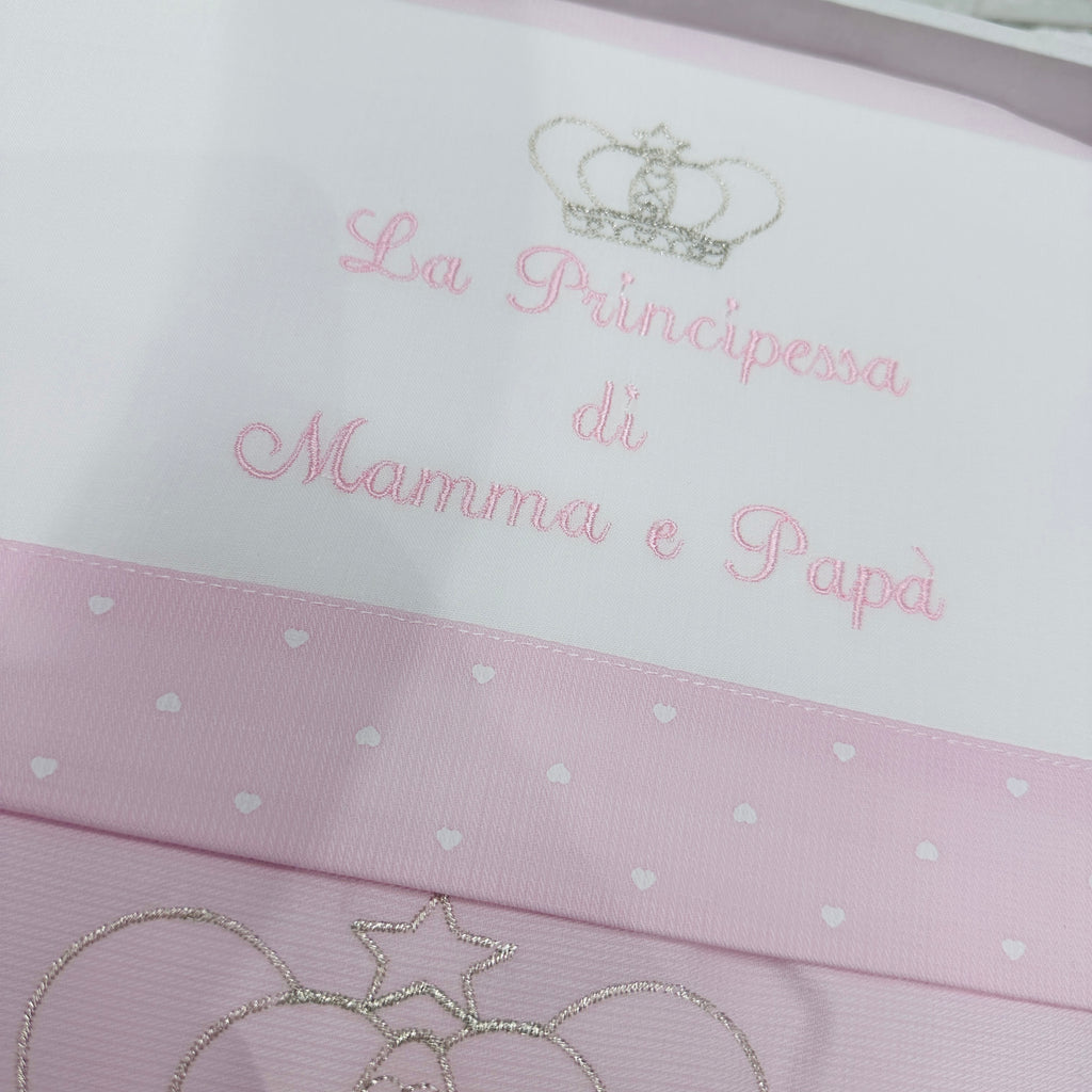 Set completo carrozzina principessa rosa