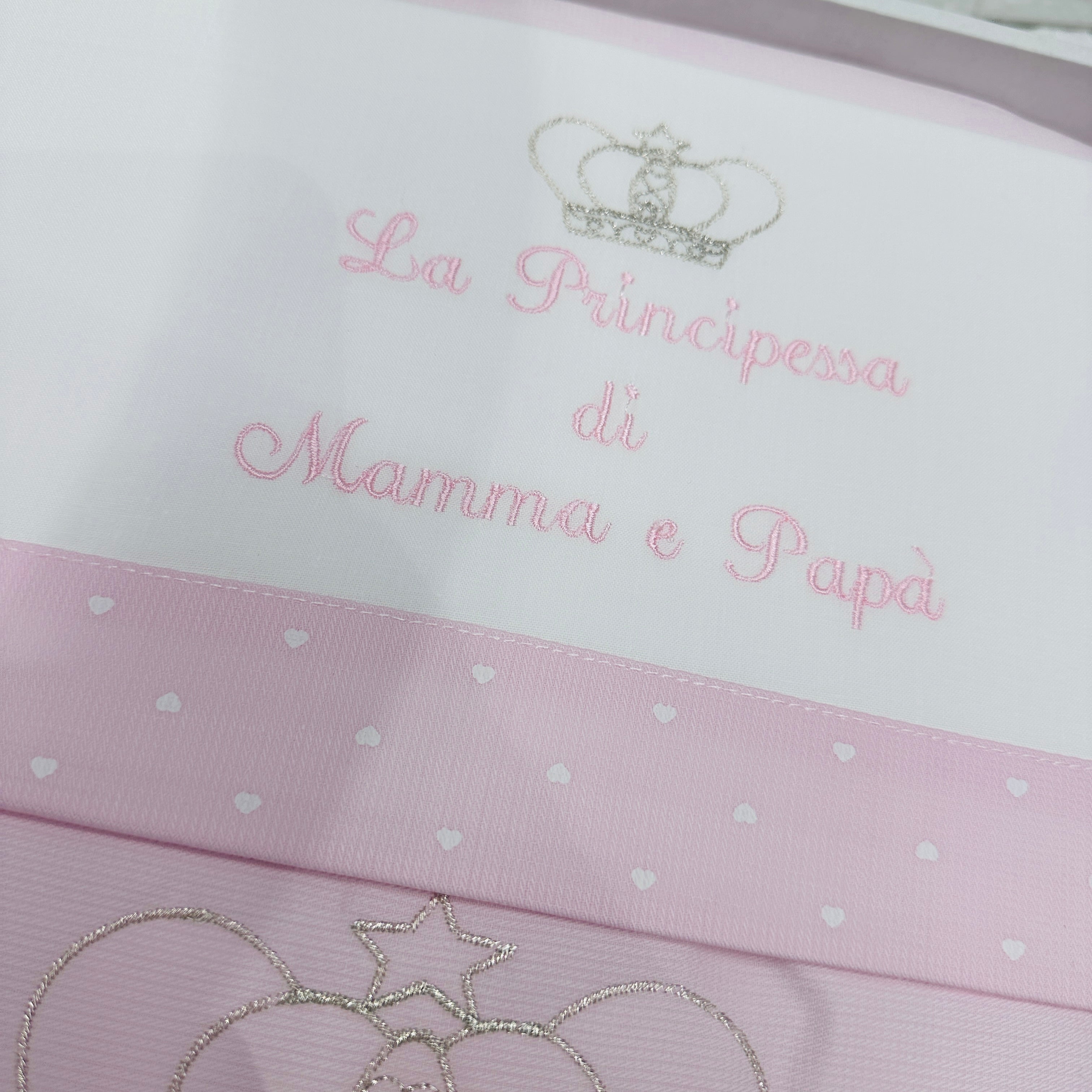Set completo carrozzina principessa rosa