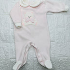 Tutina ciniglia Orso fiocco rosa 30411