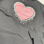 maglia e leggigs Cuore nera