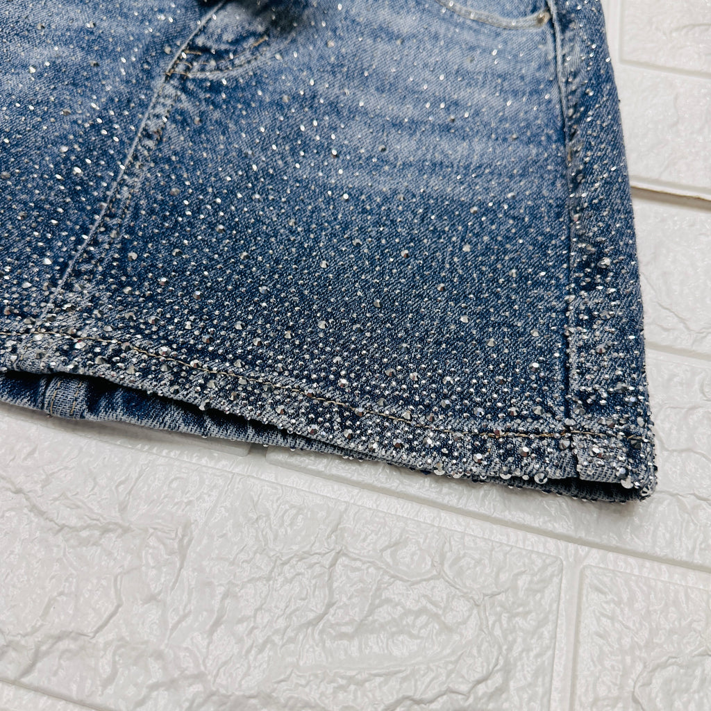 Gonna Jeans Bimba Brillantini Z54