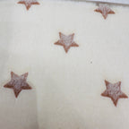 Coperta culla Pile Stelle Panna dim100x104