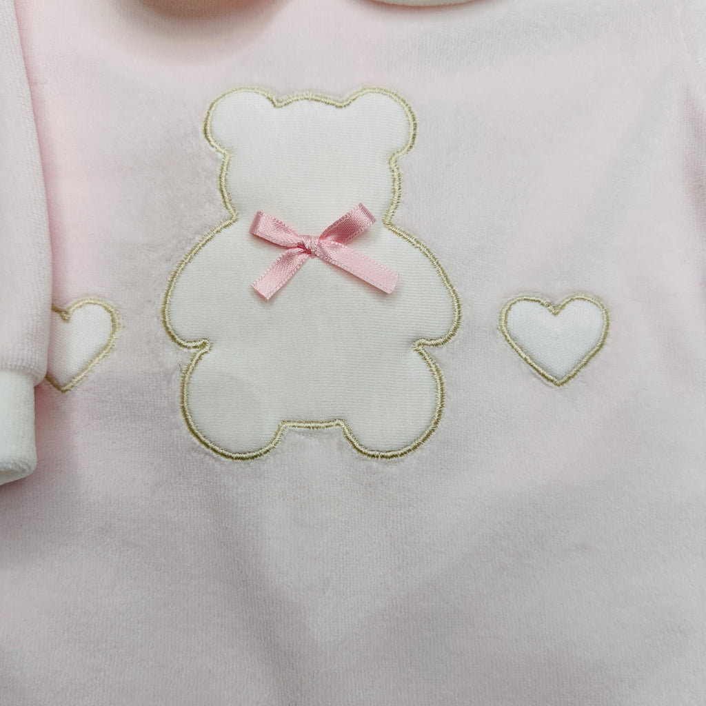 Tutina Ciniglia orso Cuori rosa 30401