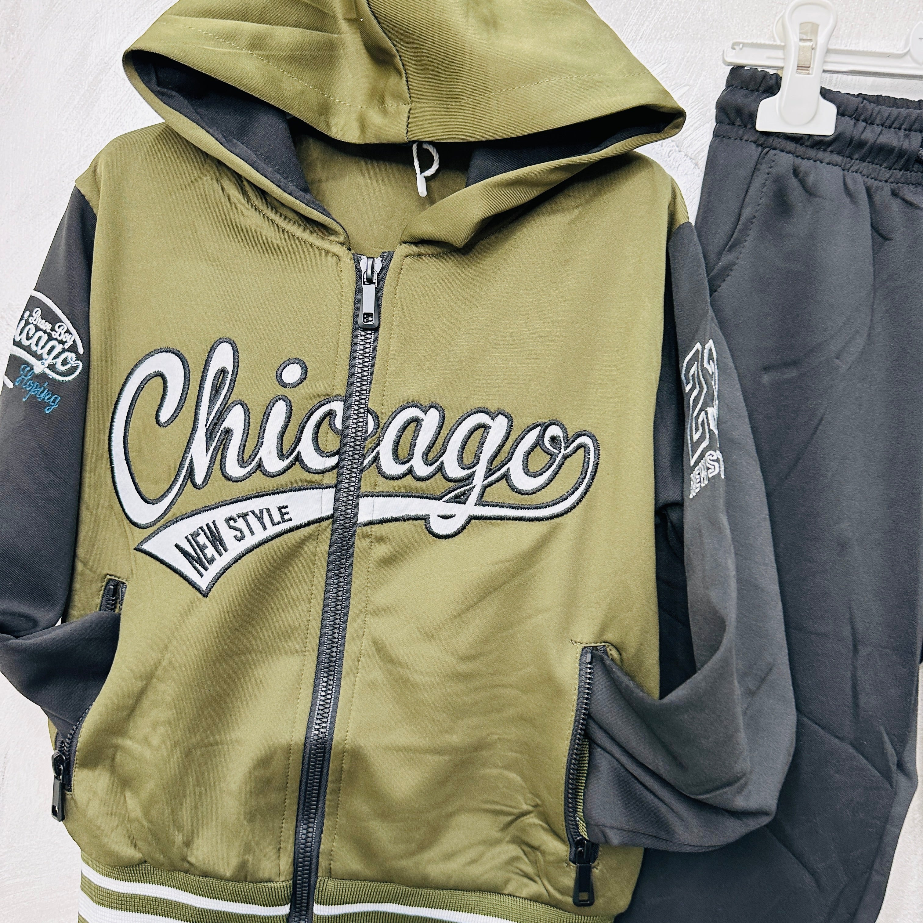 Tuta mod Chicago verde