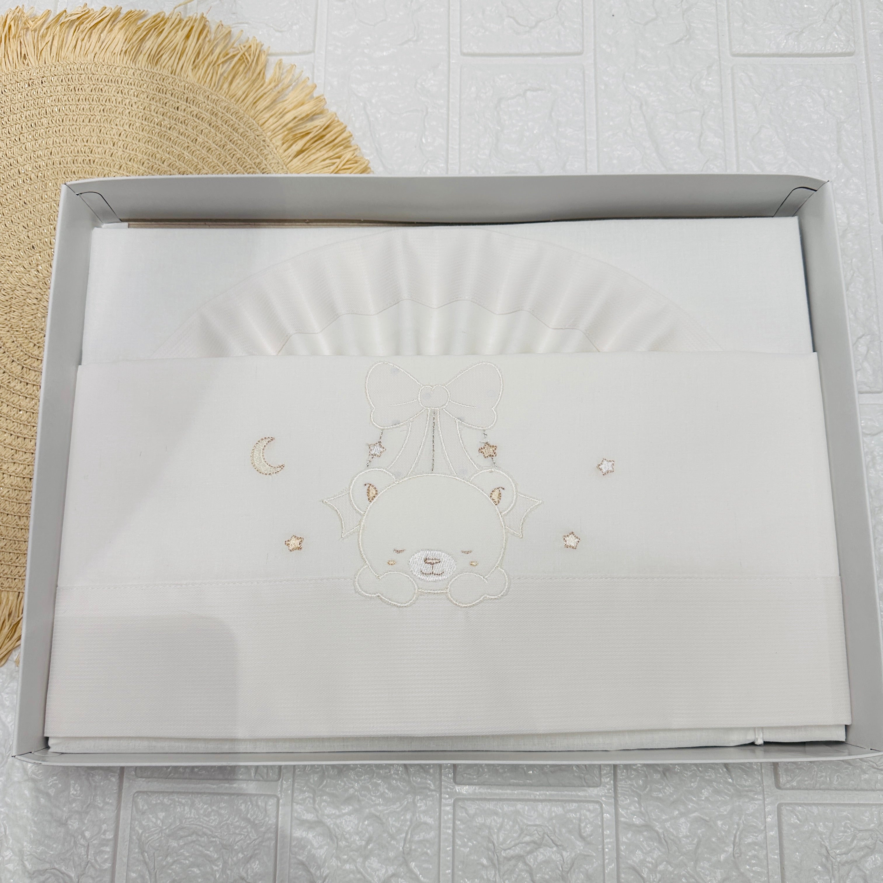 Lenzuola culla orso bianco ART LL018163