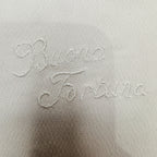 Camicina della fortuna  in seta bianca