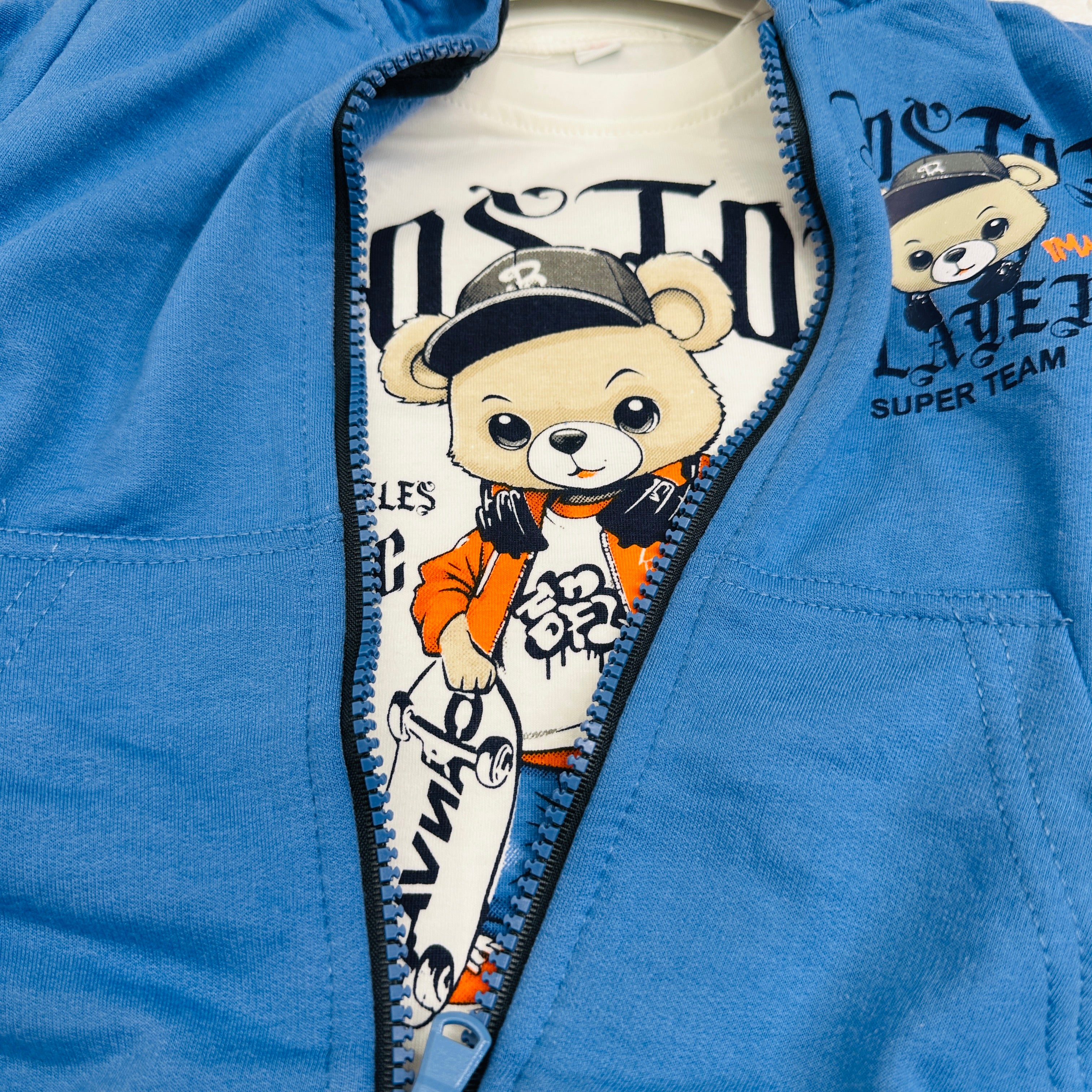 Tuta Boston orso Blu