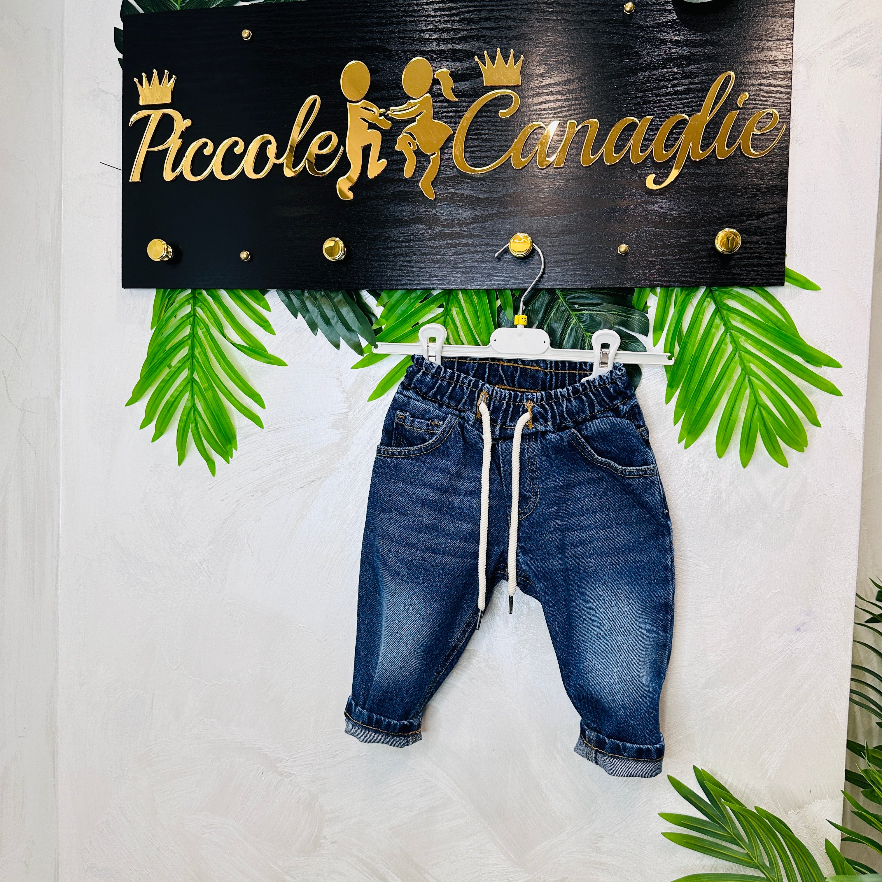 Jeans Infinity con elastico mesi