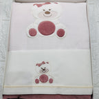 Set nascita ciniglia Orsetta rosa antico