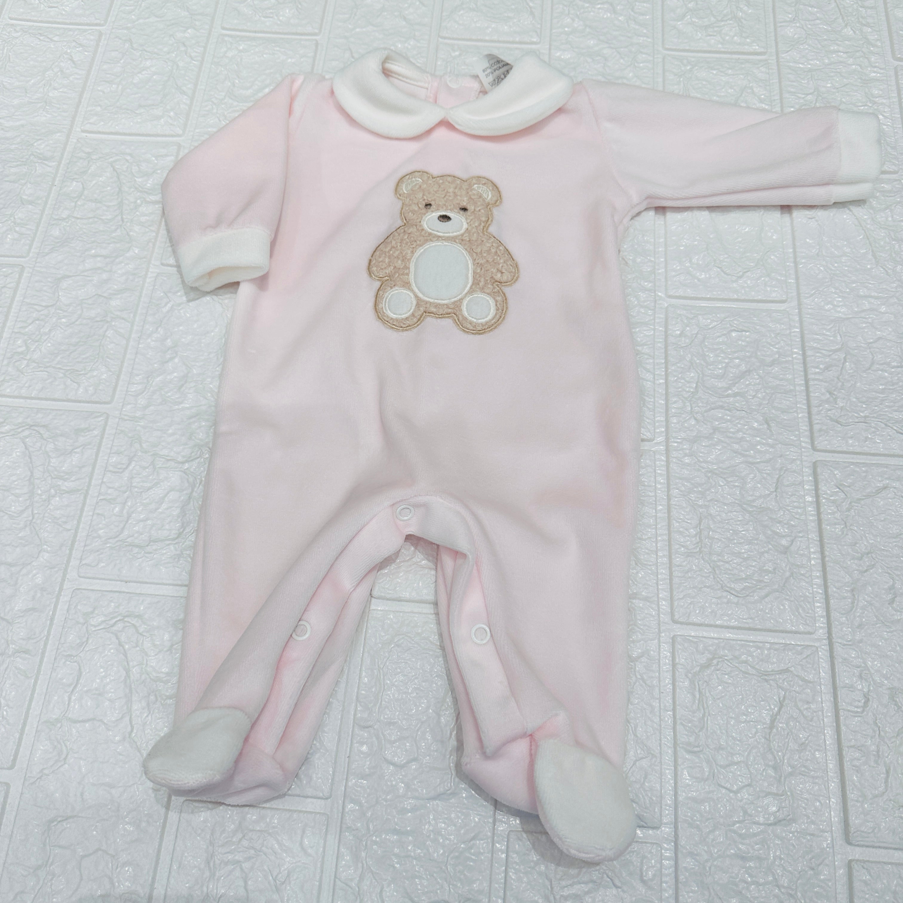 Tutina Ciniglia Orso Rosa Art 30407