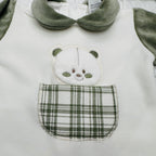 Tutina ciniglia orso verde 30406