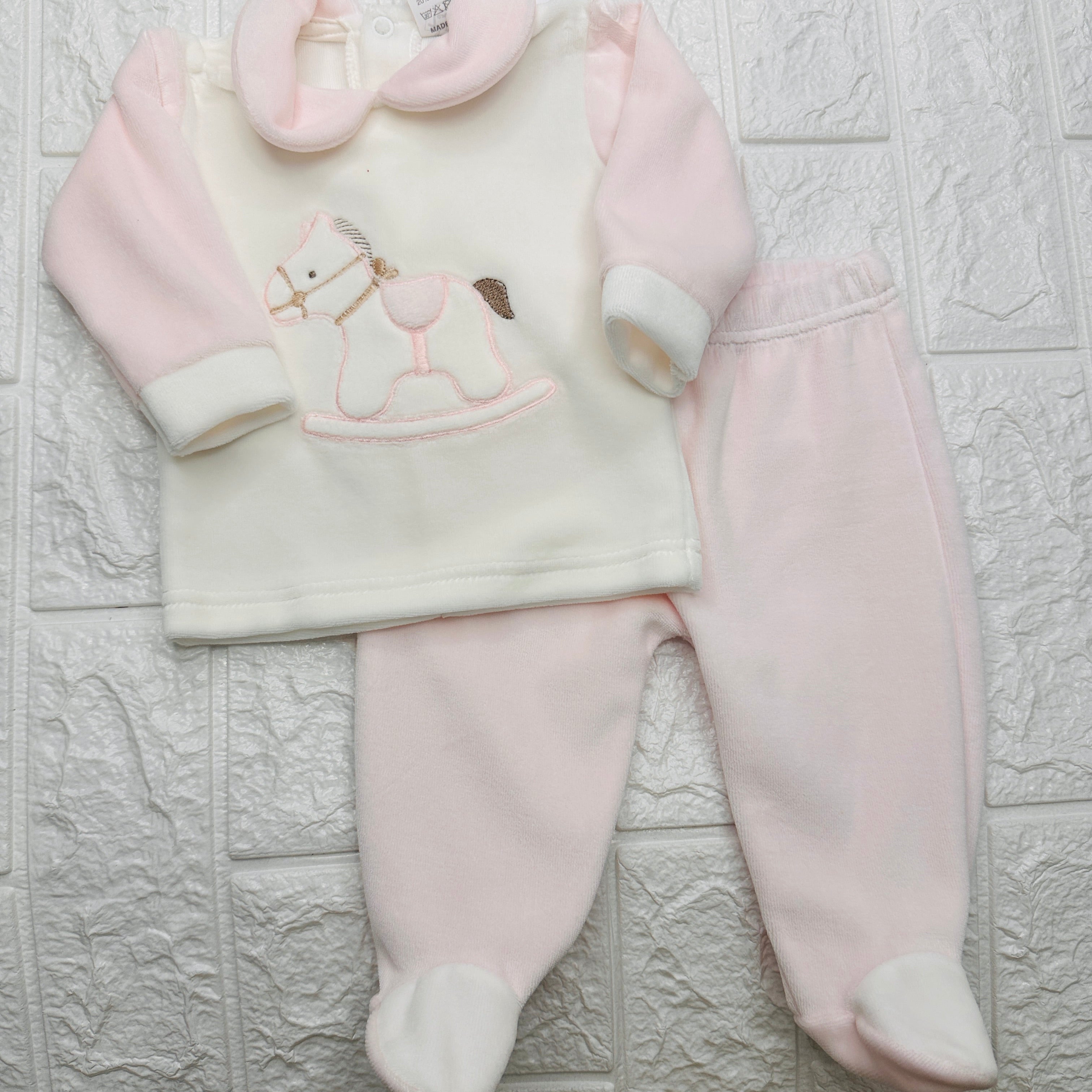 Tutina ciniglia cavallino rosa 31412