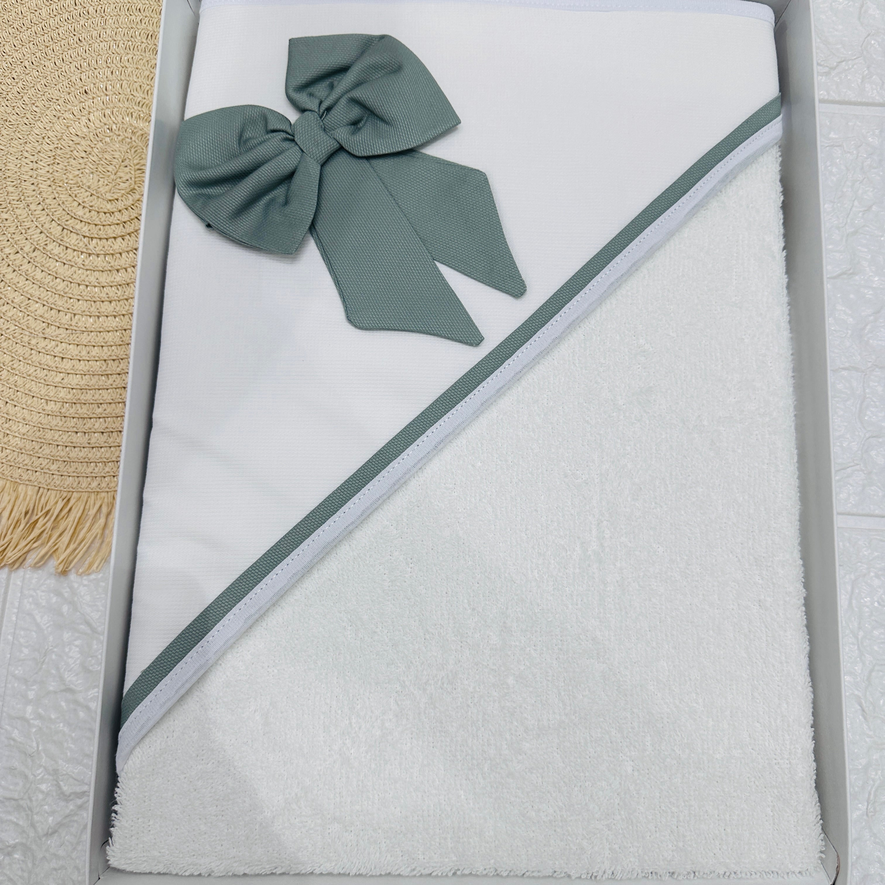 Accappatoio fiocco verde ART 001104