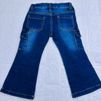 Jeans cargo a zampa